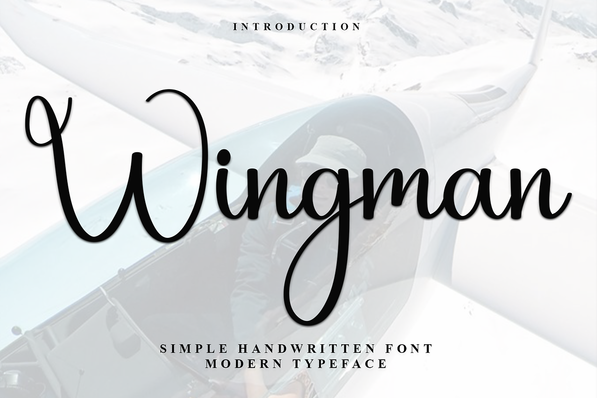 Wingman, a Handwritten Font by FreshTypeINK (Photo 1 of 8)
