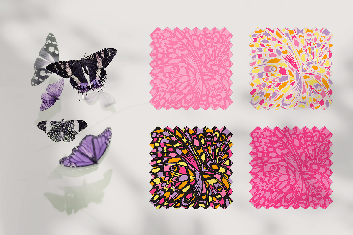 Butterfly Patterns, a Pattern Graphic by PatrushevaYana (Photo 7 of 9)