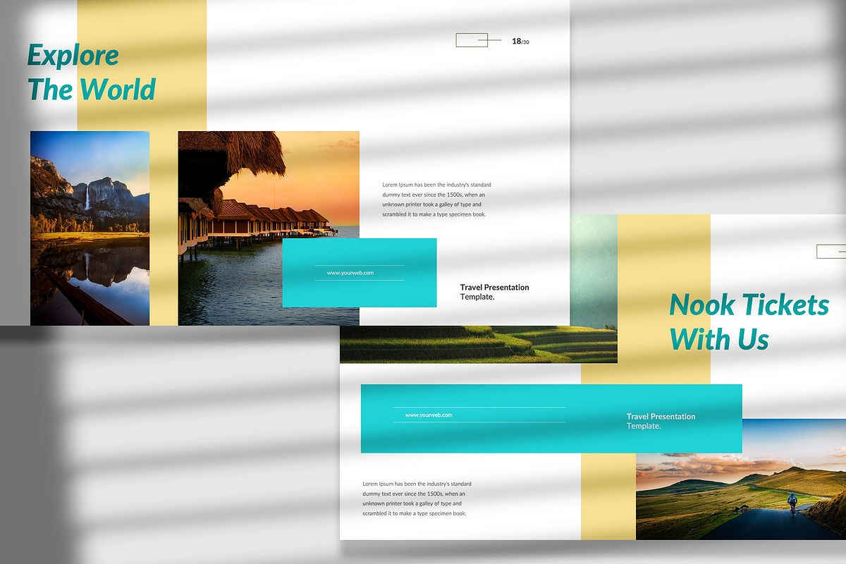 Meramin - Travel Keynote Template, a Presentation Template by Boinah Studio (Photo 2 of 7)