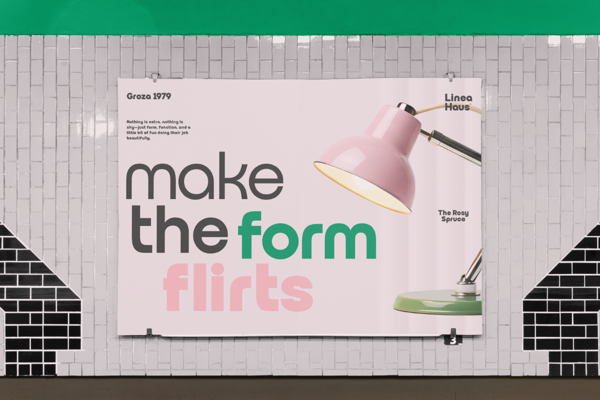 TRT Groza Strong Geometric, a Sans Serif Font by truetype (Photo 10 of 15)