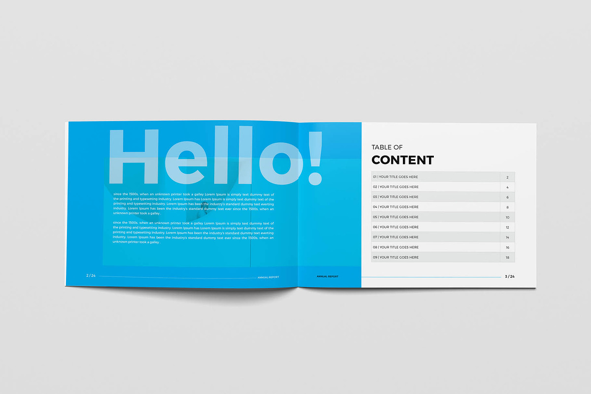 A5 Annual Report Brochure, a Brochure Template by New Lines (Photo 2 of 13)