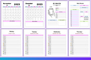 2024-2025 Summer planner Canva, a Stationery Template by Designmela01 (Thumbnail 5 of 6)