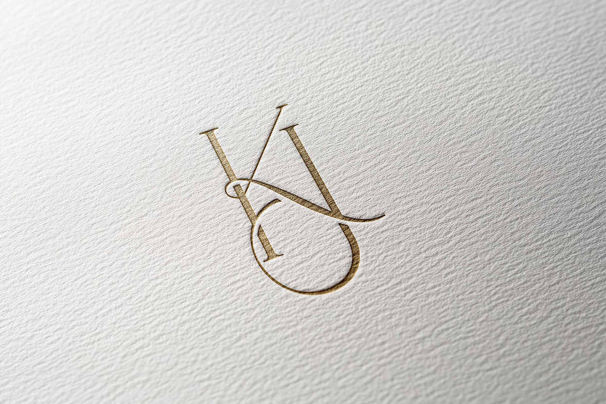 KJ monogram, a Branding & Logo Template by LINKED LETTERS STUDIO (Photo 1 of 3)