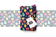 Pattern with funny fruits, a Pattern Graphic by Cuteanny Design (Thumbnail 4 of 4)