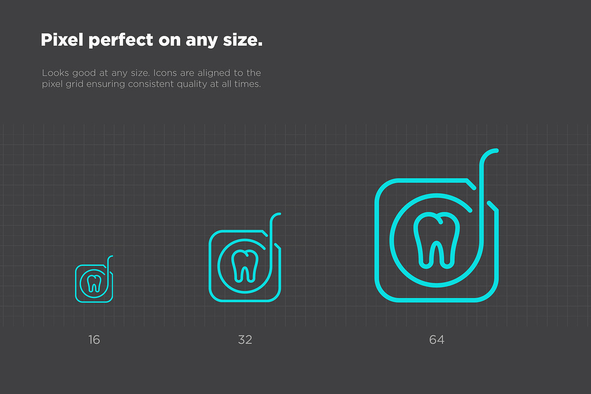 Dentist  | 16 Thin Line Icons Set, an Outline Icon by Alex Blogoodf (Photo 4 of 15)