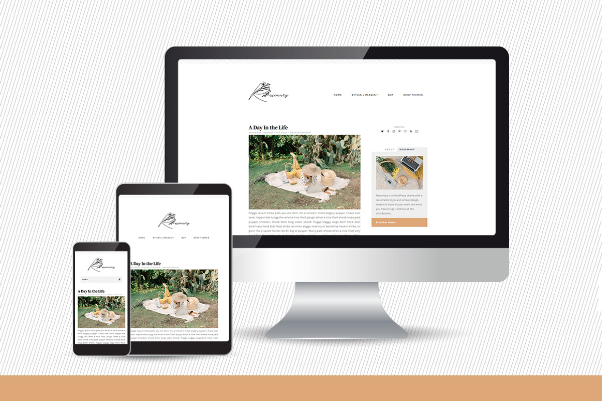 Rosemary - Responsive WordPress, a WordPress Template by Anna Moore (Photo 4 of 4)