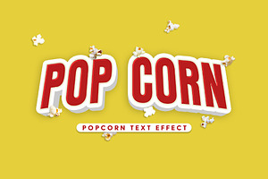 Popcorn Text Effect, a Layer Style Add-On by studiogstock