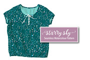 Star Constellations Watercolor, a Pattern Graphic by Marmalade Moon (Thumbnail 4 of 5)