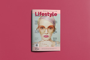 Lifestyle magazine layout 01