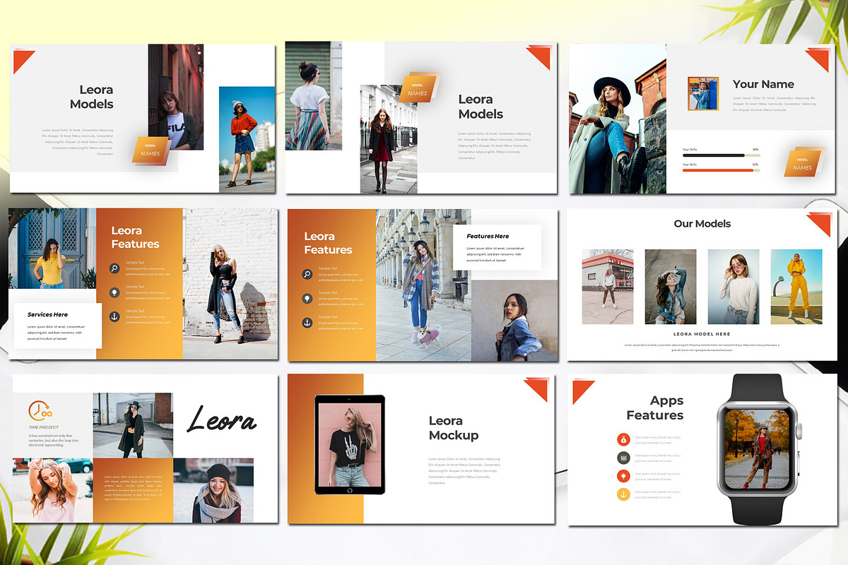 Leora Fashion Power Point, a Presentation Template by Eka Design (Photo 3 of 5)