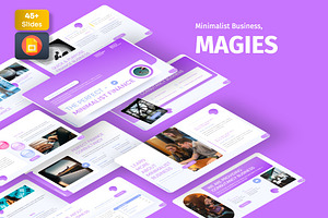 Magies - Minimalist Googleslide, a Presentation Template by Dhabee