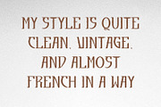 Lovazzu Stylish Vintage Typeface, a Serif Font by Maulana Creative (Thumbnail 7 of 7)