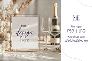 8x10 Table Sign Mockup, Wedding Sign, a Mockup by Mie Mockup Studio (Thumbnail 3 of 8)