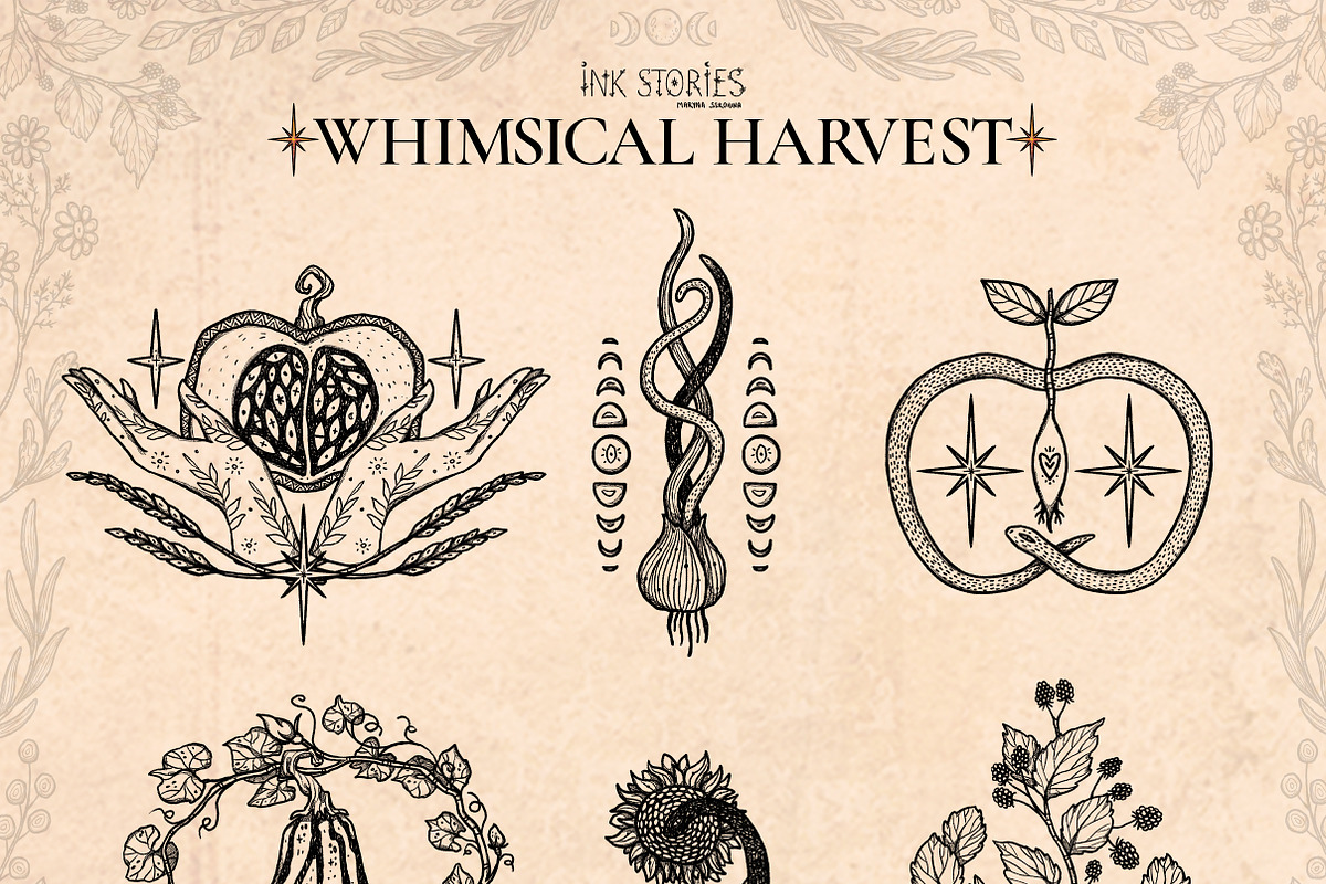 Whimsical Harvest | Lammas and Mabon, a Seasonal Illustration by Ink Stories (Photo 6 of 14)