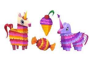 Mexican Pinata Game Icon For