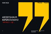 Nano Neue | Geometric San Serif, a Sans Serif Font by Beveled Design Co. (Thumbnail 7 of 10)