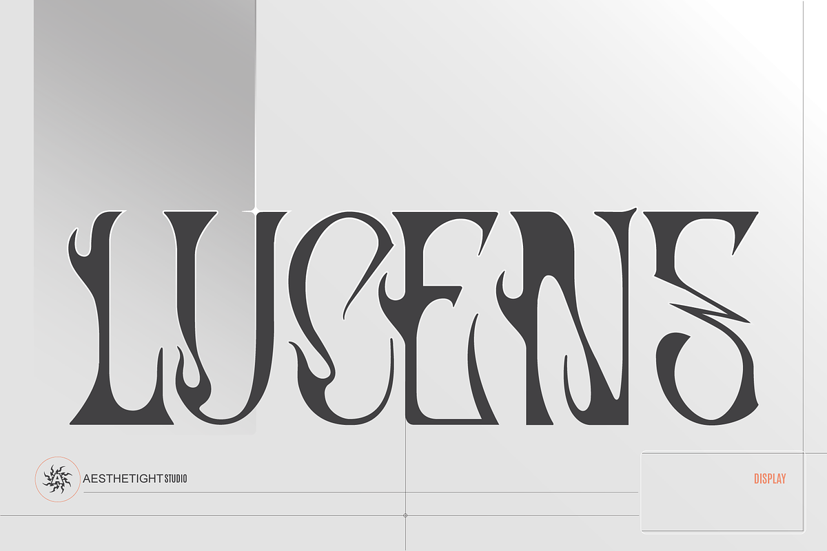 Lucens — Modern Gothic Display Font, a Blackletter Font by Aesthetight Studio (Photo 1 of 14)