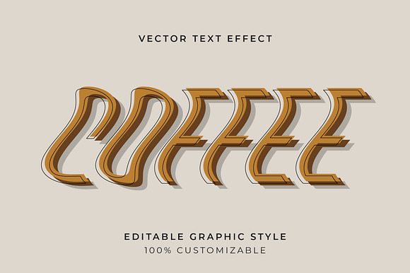 Retro Wavy Outline Text Effect preview 3