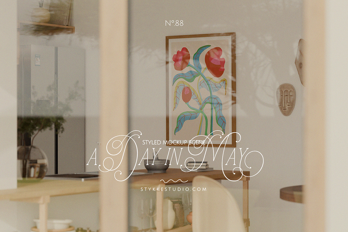 A DAY IN MAY | frame mockup, a Household Mockup by Stykke Studio