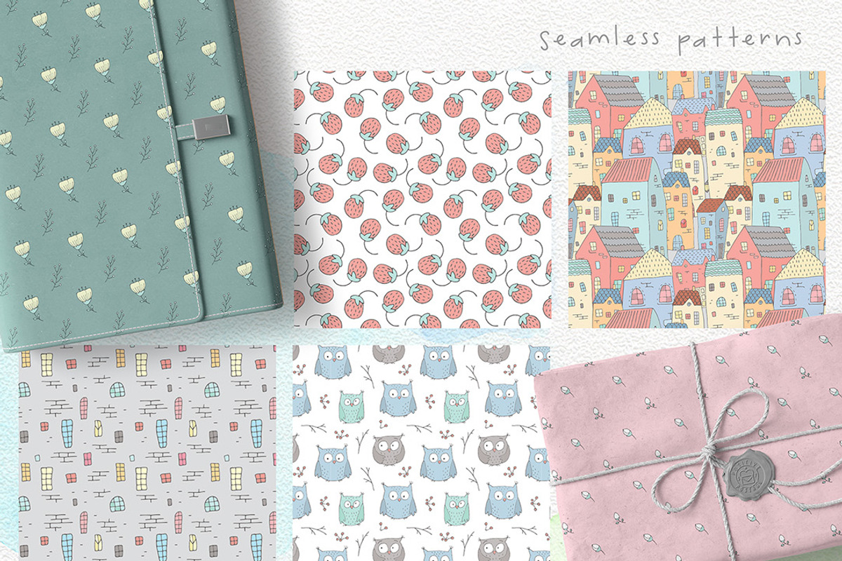 Cute Vector&Watercolor graphics, an Animal Illustration by Eva Katerina (Photo 9 of 21)
