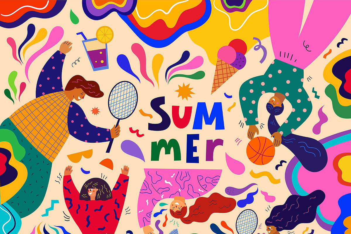 Summer sport, a Sport Illustration by MoleskoStudio (Photo 3 of 4)