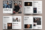 Men Fashion Magazine Template, a Magazine Template by MightyDesign (Thumbnail 2 of 6)