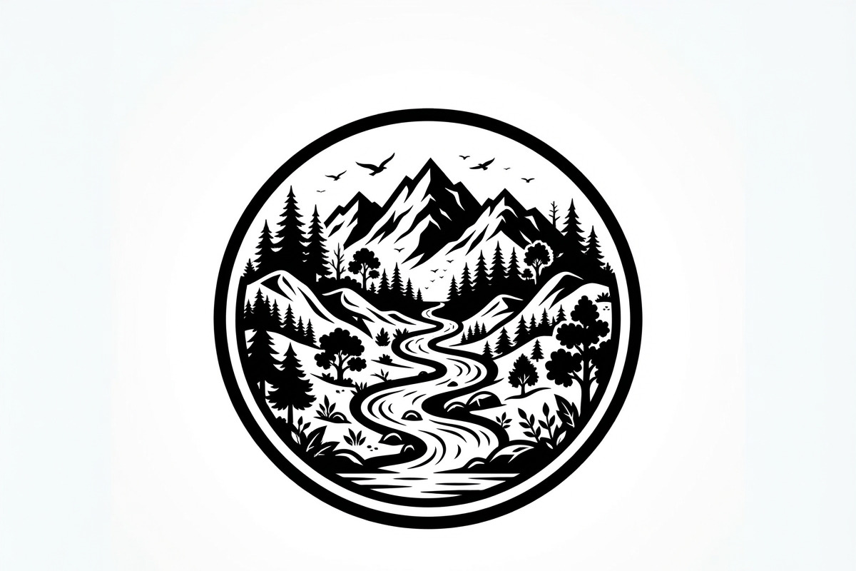 60 Eco Globe Landscape Silhouette, a Technology Illustration by Amazin_art (Photo 21 of 25)