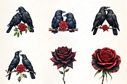Black Dark Gothic Love Romance, an Illustration by CrexoraLab (Thumbnail 5 of 5)