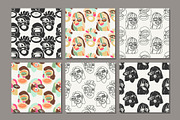 Abstract Face Printable Wall Art, a Background Graphic by C Design Studio (Thumbnail 15 of 16)