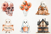 Peach Colored Halloween Clipart, an Illustration by RobertsArt (Thumbnail 6 of 7)