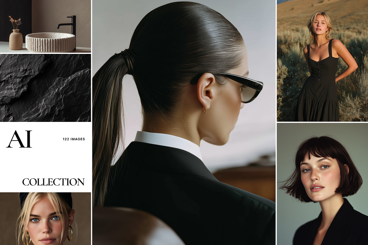 122 Black Fashion Stock Images, a Beauty & Fashion Photo by Welovegraphics (Photo 4 of 10)