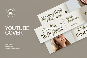 Beauty Vlogger Youtube Cover, a Design Template by graphicook