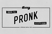 Pronk - retro vintage display font, a Sans Serif Font by Colt Type Co (Thumbnail 6 of 7)