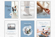 60 Pilates Canva Templates, a Social Media Template by Talipic Designs (Thumbnail 3 of 5)