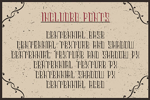 Centennial Label Font