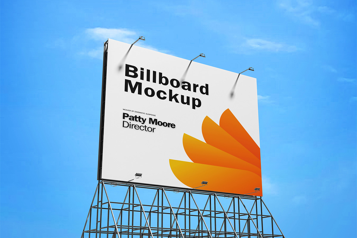 Outdoor Billboard Mockup, an Advertising Mockup by AnasStudio (Photo 2 of 4)