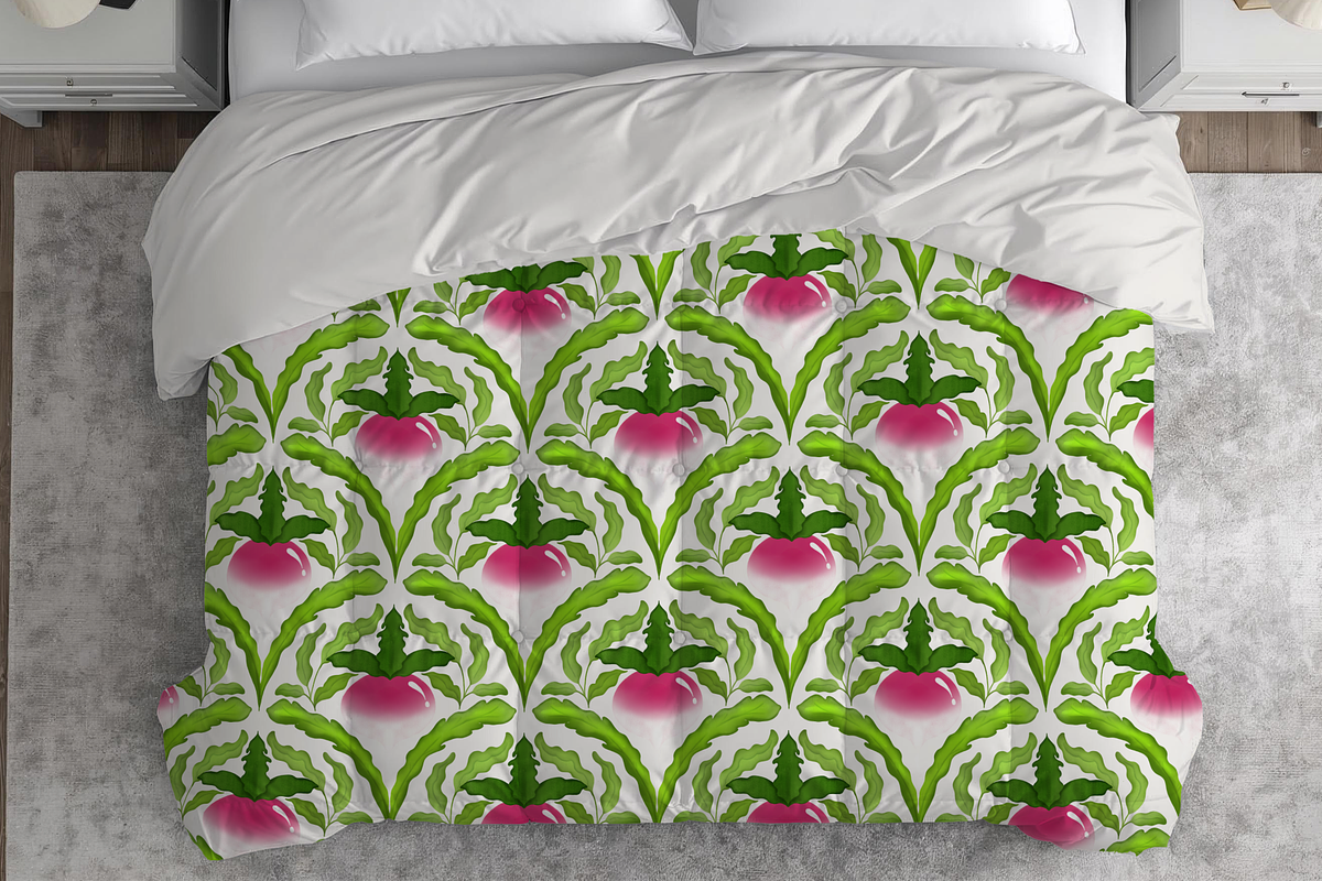 Radish Seamless Pattern Collection, a Pattern Graphic by Little Creative Scribbles (Photo 2 of 10)