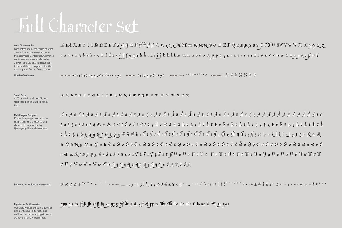 Qartagrafy, a Font by invisiblelayer (Photo 9 of 11)