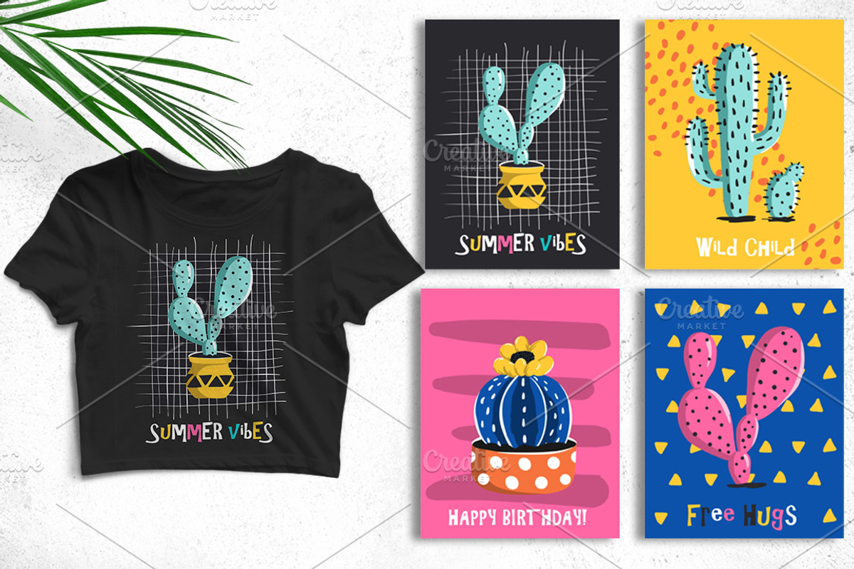 Cacti Prints & Patterns 20% OFF, a Pattern Graphic by Dasha_D (Photo 4 of 10)