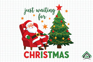 Funny Santa Christmas PNG, an Illustration by Craft Nest