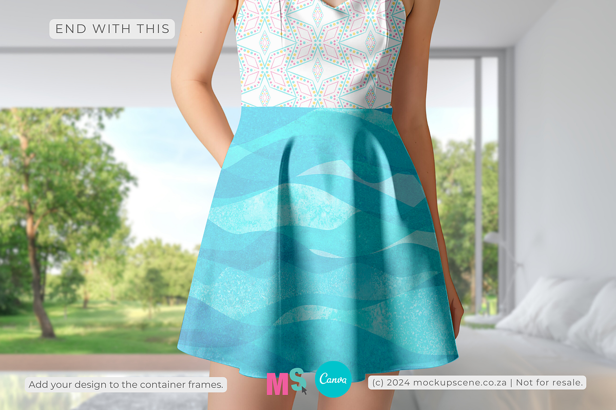Ladies Sun Dress Canva Mockup, an Apparel Mockup by Mockup Scene (Photo 8 of 14)