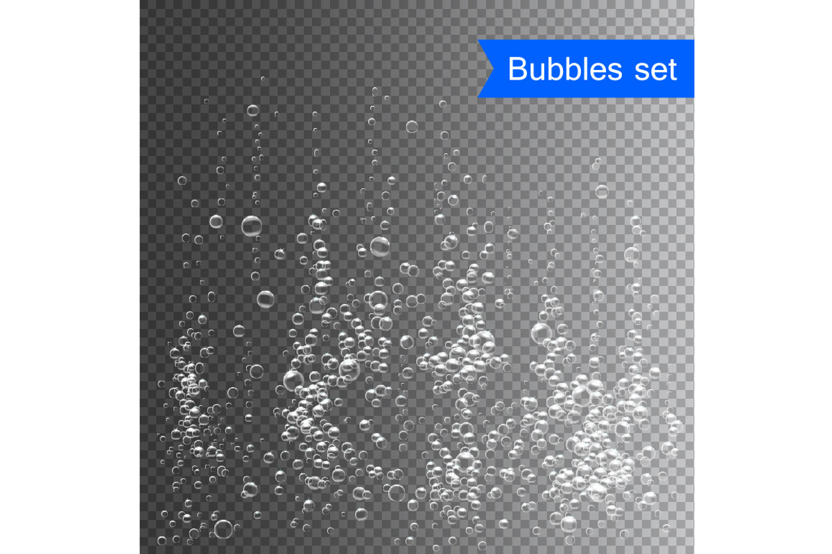 Bubbles under water, a Texture Illustration by Yayasya