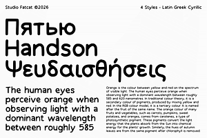 Handson Modern Handwritten Font