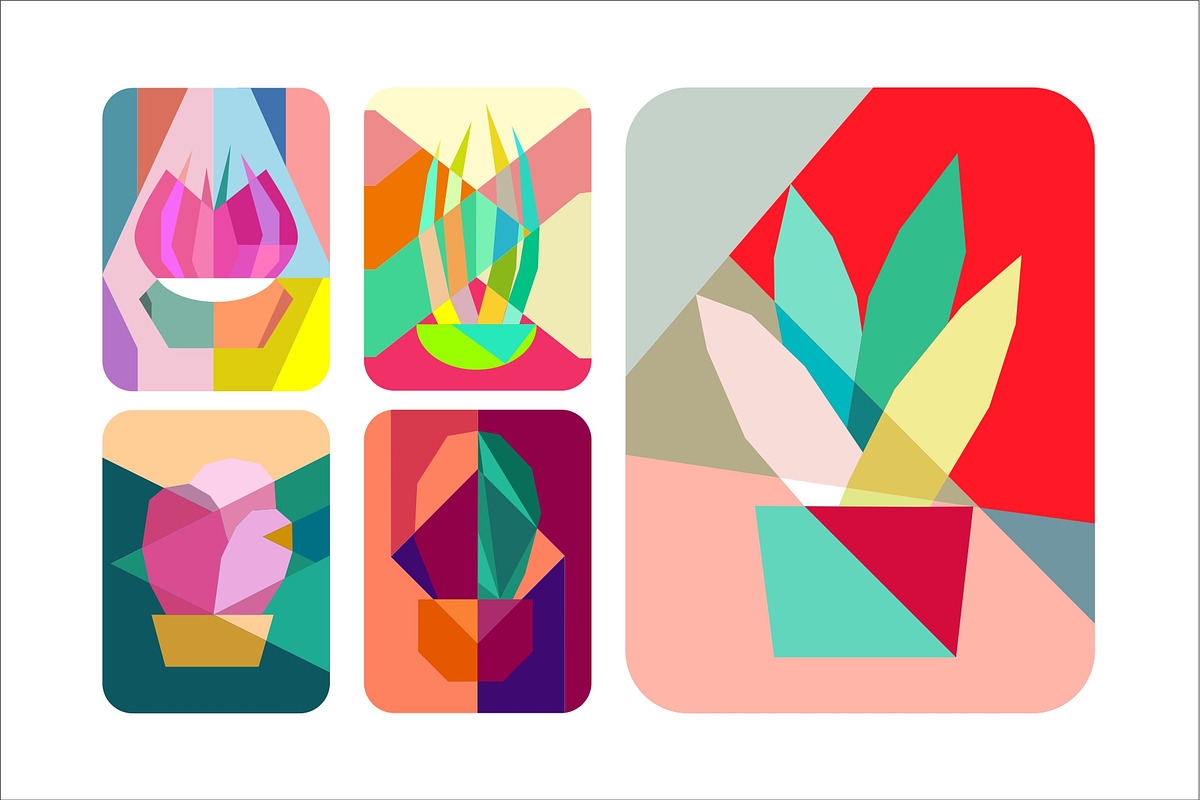 Stickers & pins Succulents, an Illustration by Onceli*art (Photo 4 of 5)