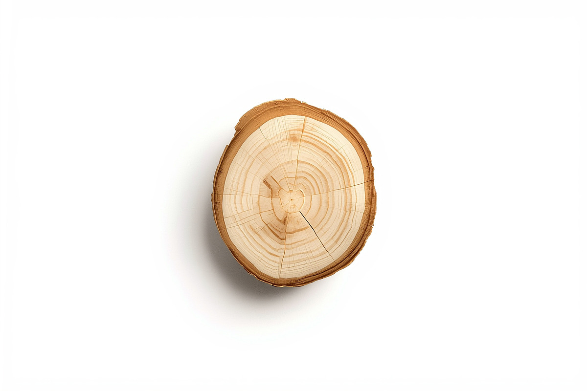 Rustic Wood Slice Vector Clipart Set, an Illustration by BIPLOB EXPERT (Photo 5 of 13)