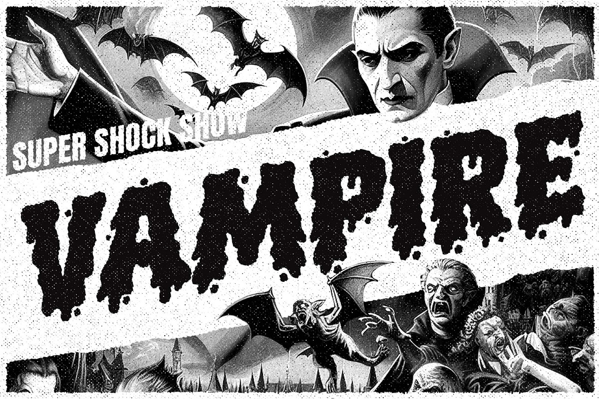 Creepy Bloody a Playful Horror Font, a Blackletter Font by Blankids Studio (Photo 2 of 9)