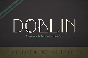 Doblin Typeface (2 Styles)