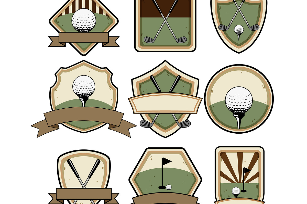 Collection of golf sport club, an Object Graphic by pikepicture (Photo 2 of 3)