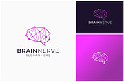 Brain Neuron Connection Logo, a Branding & Logo Template by ika trisiana (Thumbnail 2 of 2)