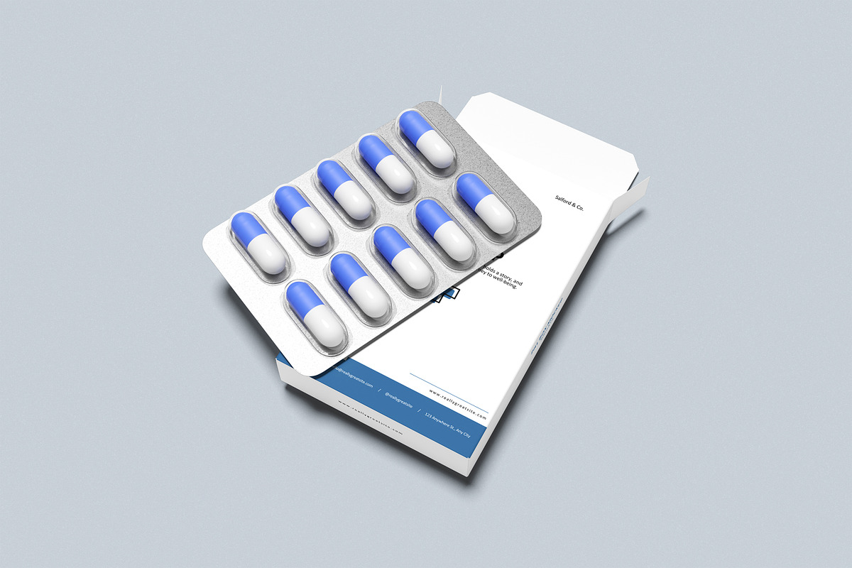 Pills Box Mockup, a Packaging Mockup by Twins_studio926 (Photo 4 of 5)